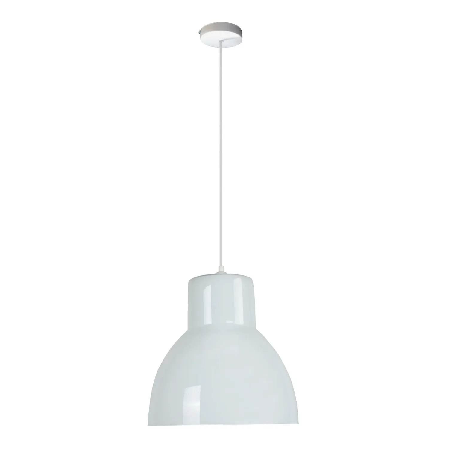 Tosel Cloche Verre sospensione campana vetro nero 30x100cm