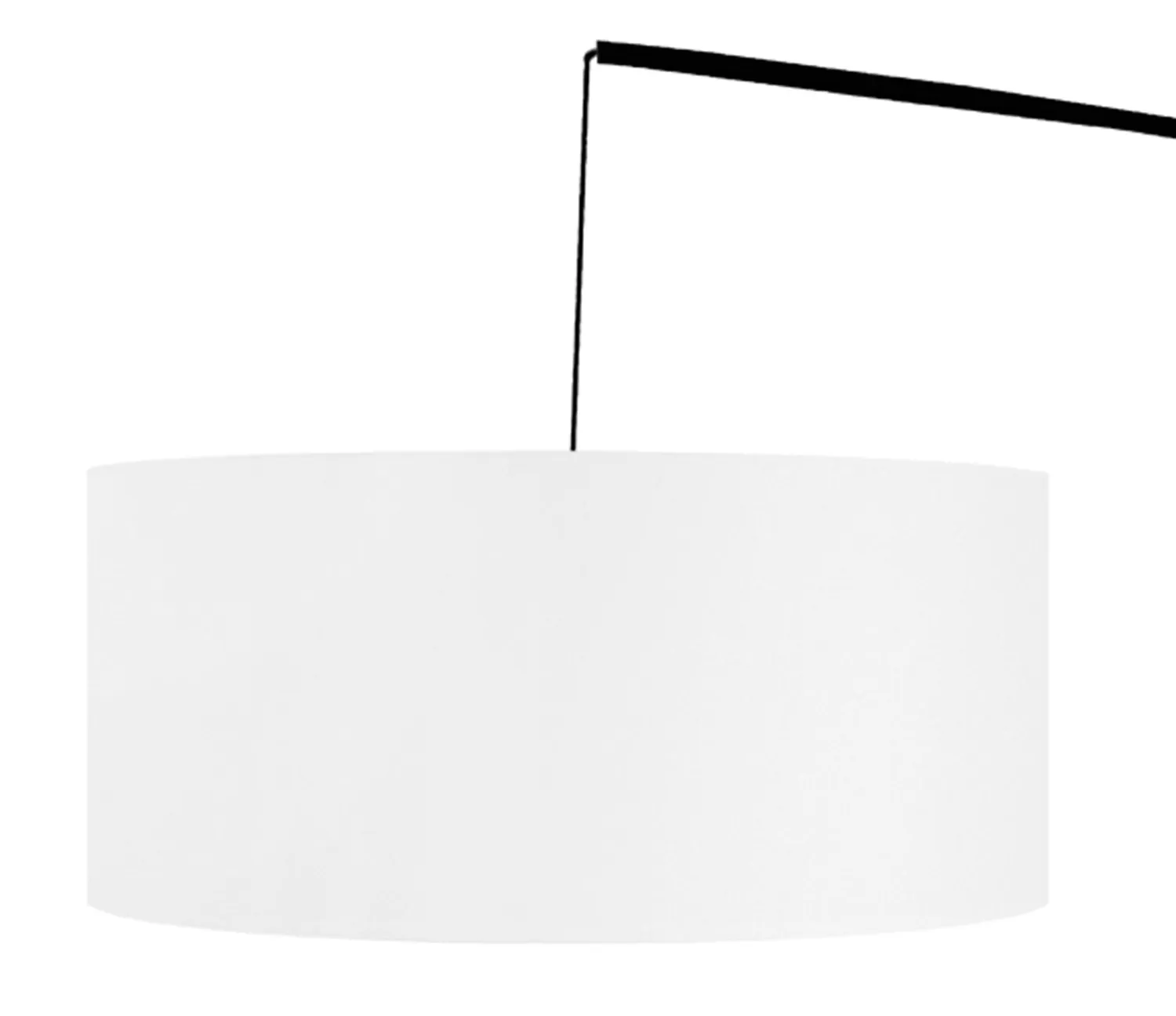 Tosel Cavalaire piantana ad arco nera 200 cm E27