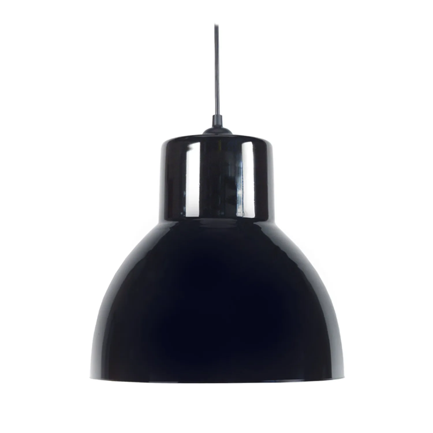 Tosel Cloche Verre B sospensione cupola vetro 25x100cm bianca