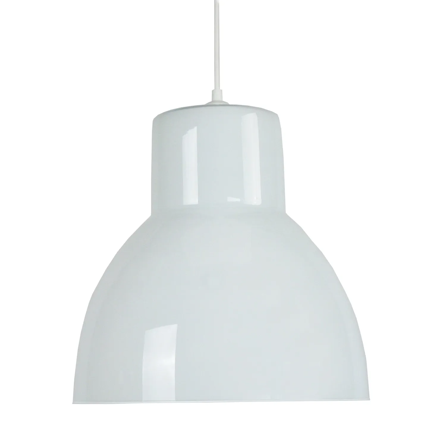 Tosel Cloche Verre sospensione campana vetro nero 30x100cm