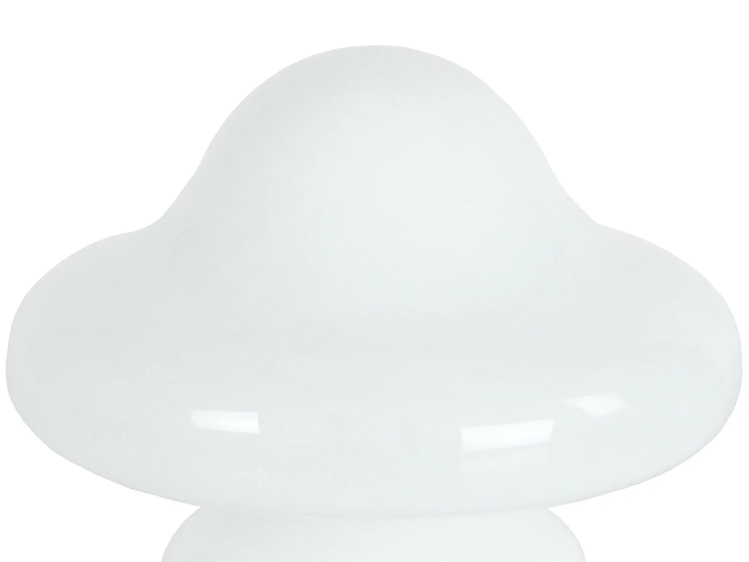 Tosel Strumpf lampada fungo vetro bianca 20x23 cm