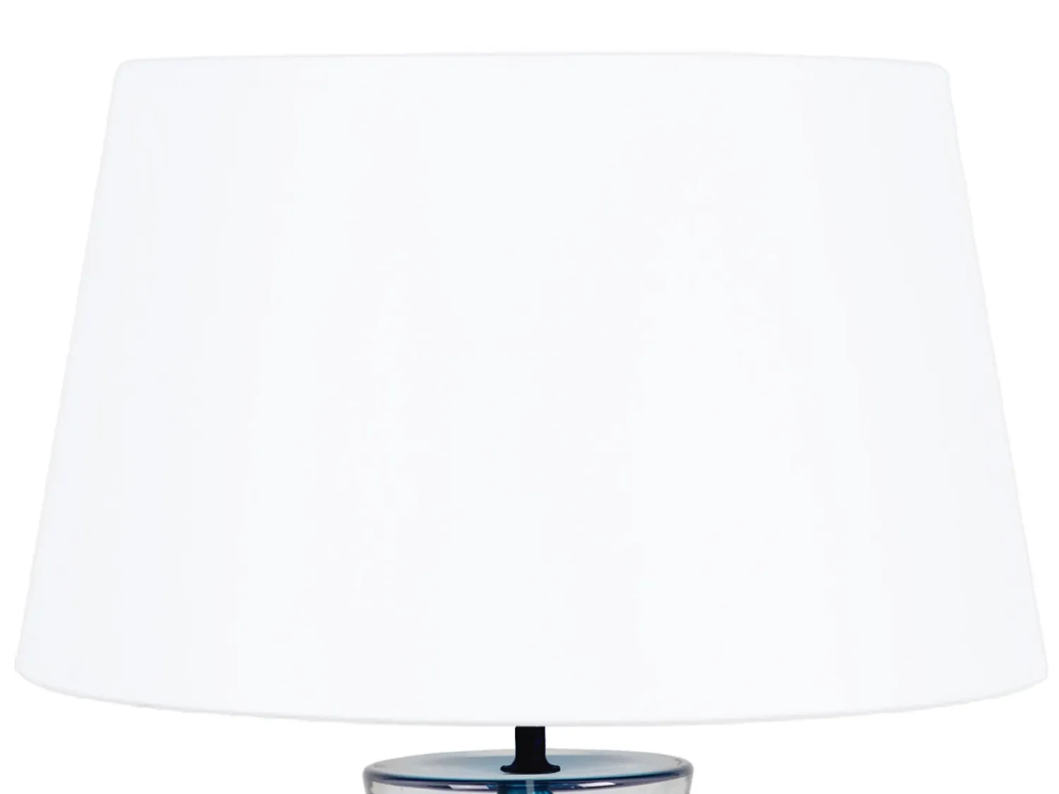 Tosel Trompeta lampada comodino vetro bianco 52 cm