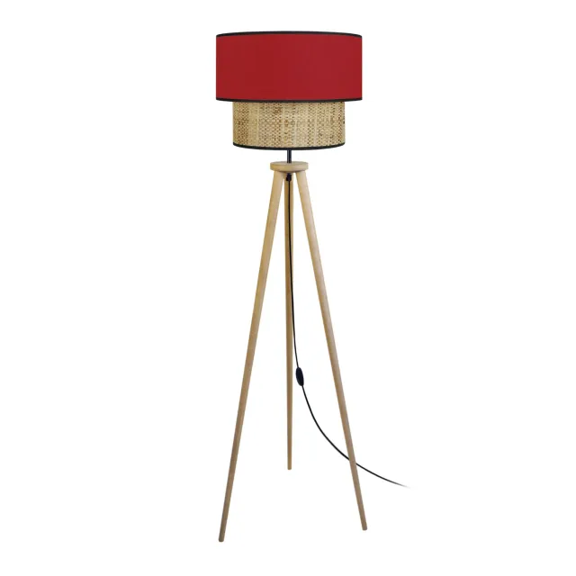 Tosel Cochin T piantana treppiede naturale verde 162 cm