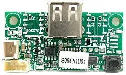 American DJ Focus Hybr PCB aggiornamento USB S71601-07C ricambio