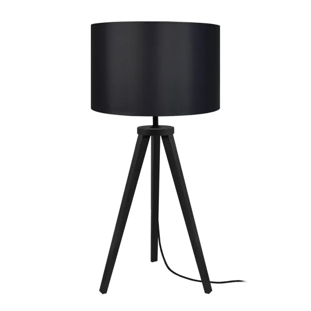 Tosel Malmo lampada da tavolo treppiede 55 cm bianco naturale