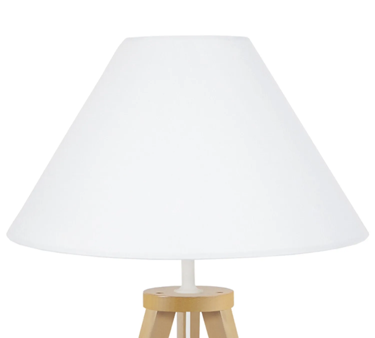 Tosel Malmo Lampada da Tavolo Treppiede Naturale 30x56cm