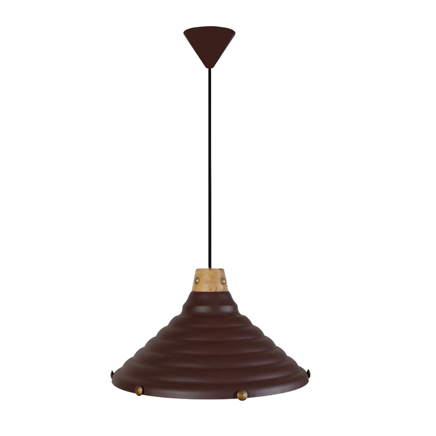 Tosel Tacks sospensione cupola marrone metallo