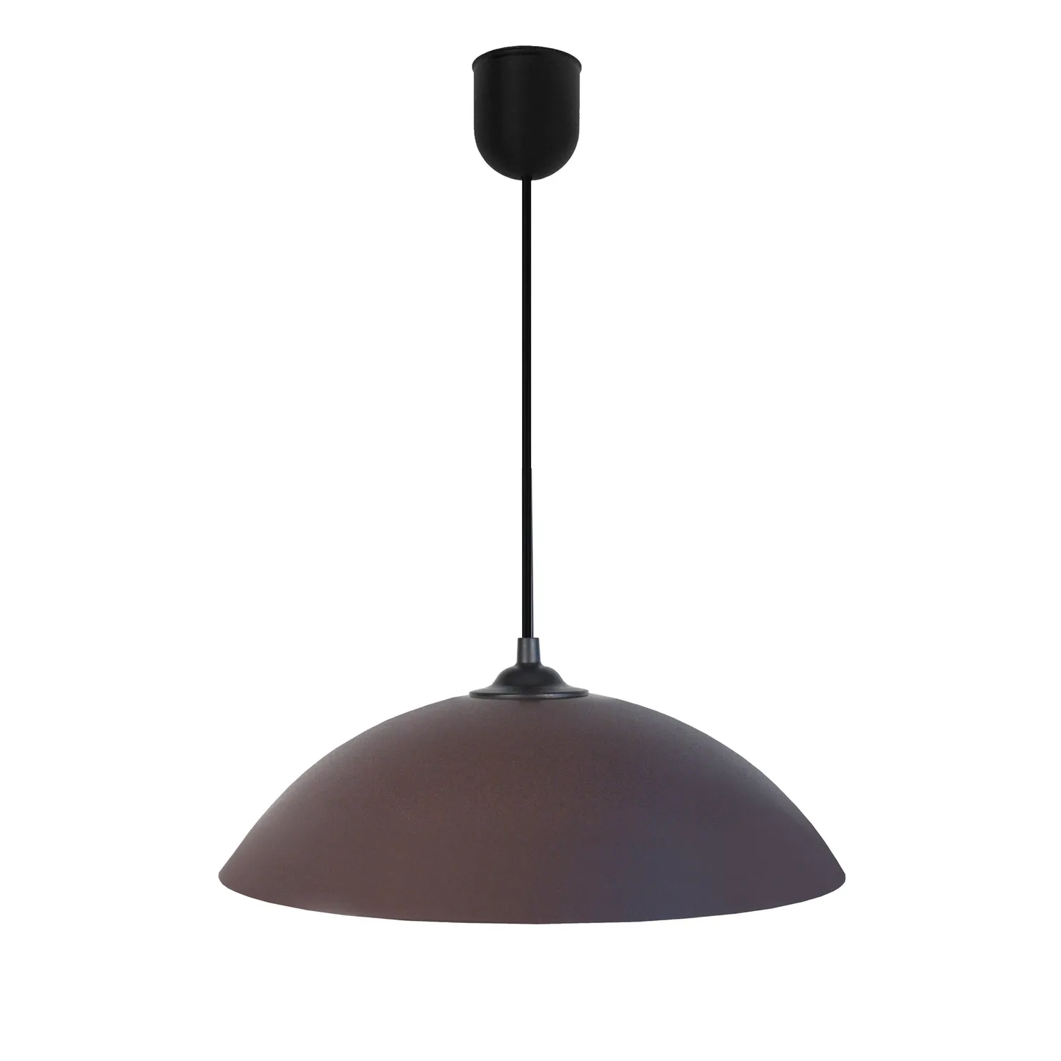 Tosel Demi Lune sospensione cupola metallo 29x100 cm