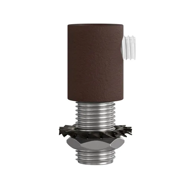Creative Cables serracavo cilindrico metallo ruggine scura 2 pezzi