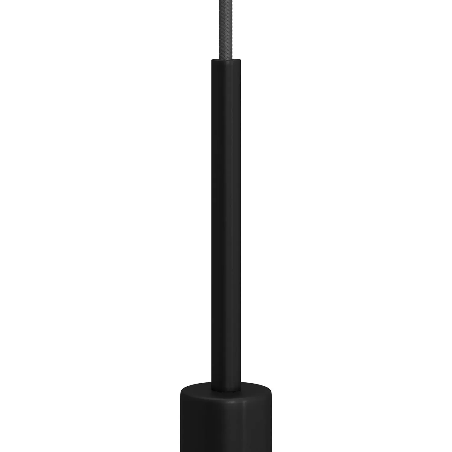 Creative Cables pressacavo cilindrico 15 cm nero metallo