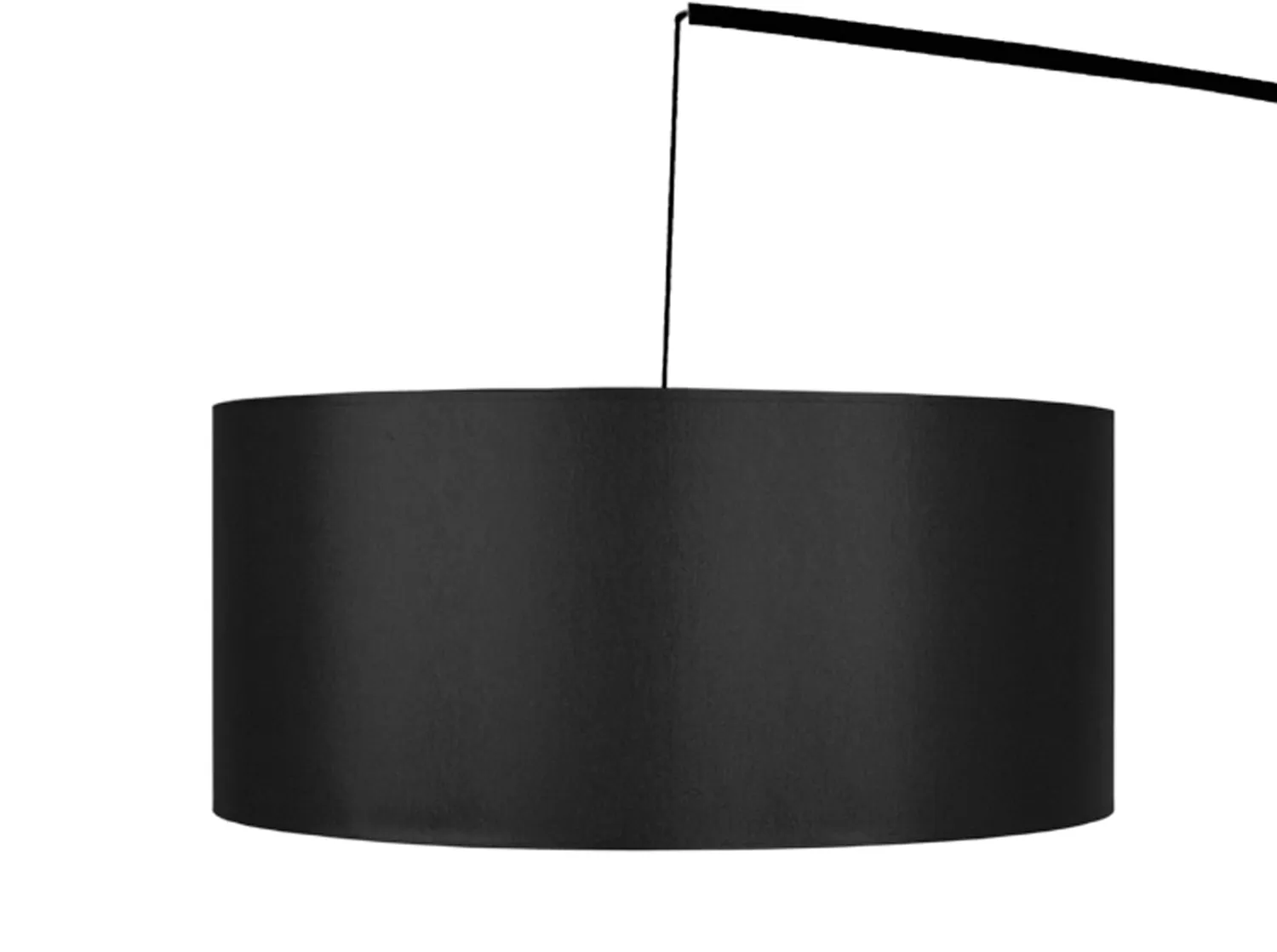 Tosel Cavalaire piantana ad arco nera 200 cm E27