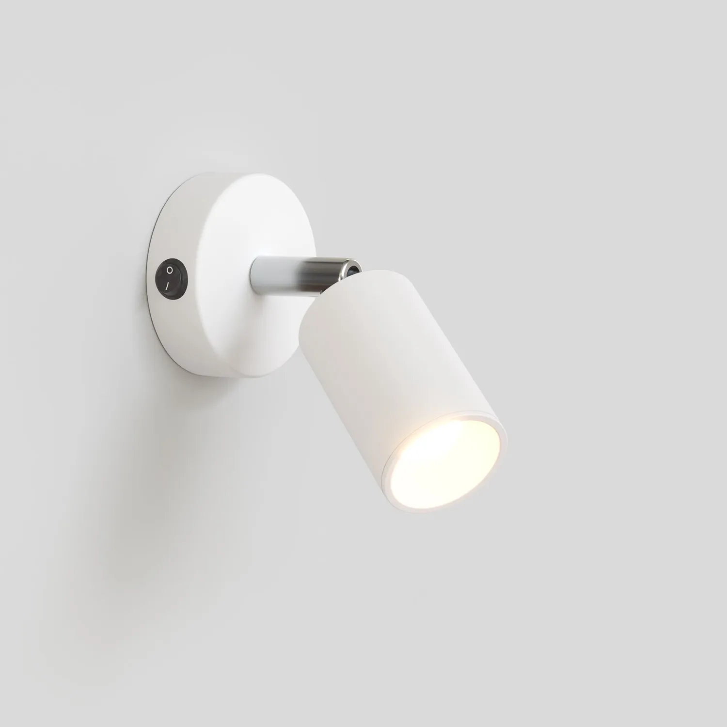Creative Cables Bispot faretto parete bianco con interruttore