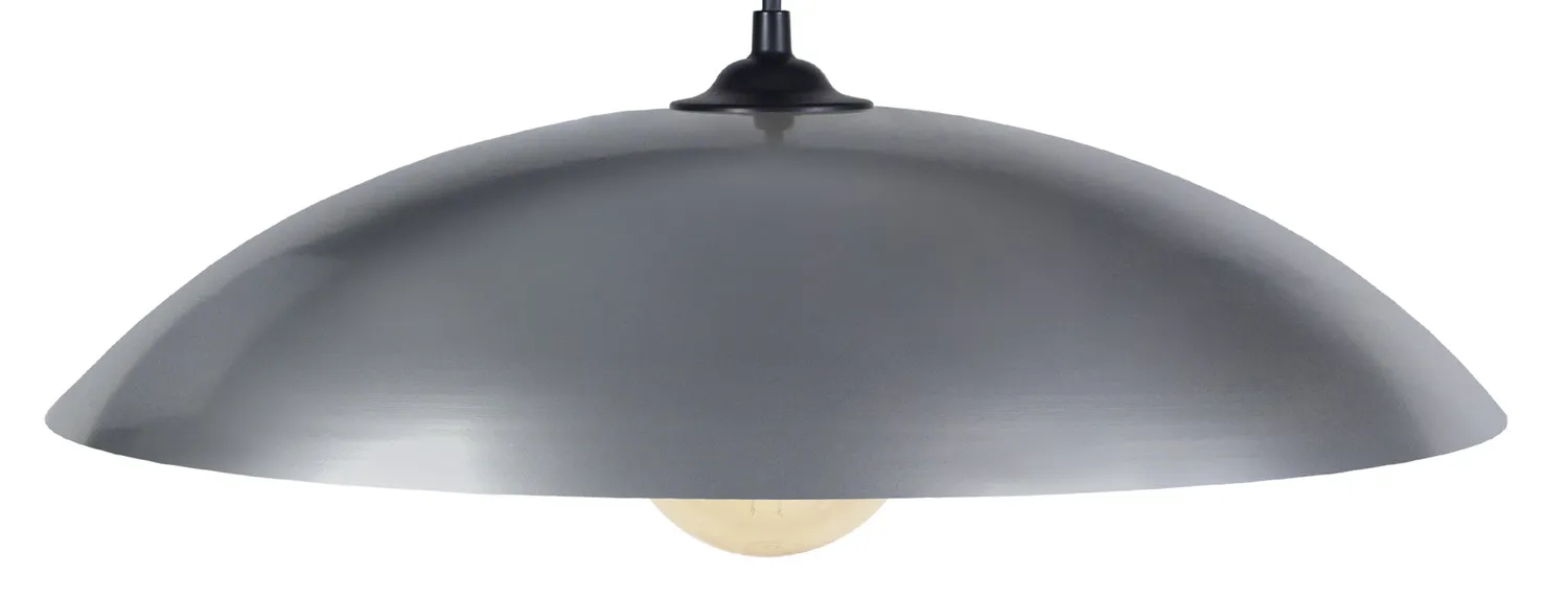 Tosel Demi Lune Big sospensione metallo bianco avorio D40