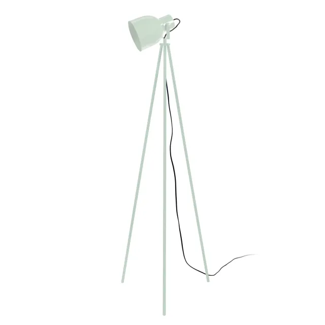 Tosel Carlson piantana treppiede avorio 155cm E27 metallo