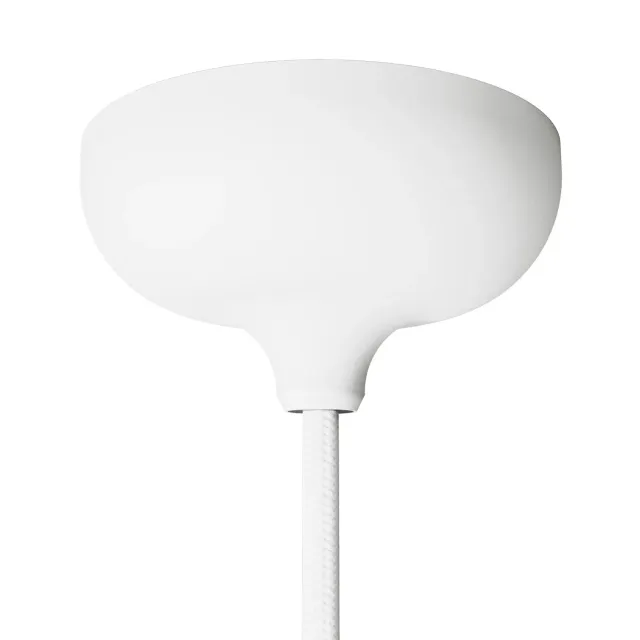 Creative Cables Rosone Soffitto Silicone Bianco Monolume