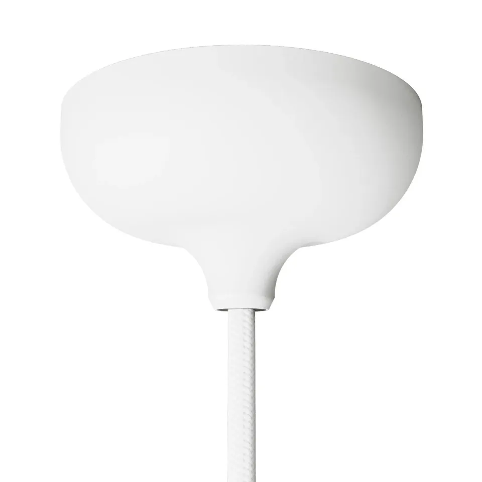 Creative Cables Rosone Soffitto Silicone Bianco Monolume