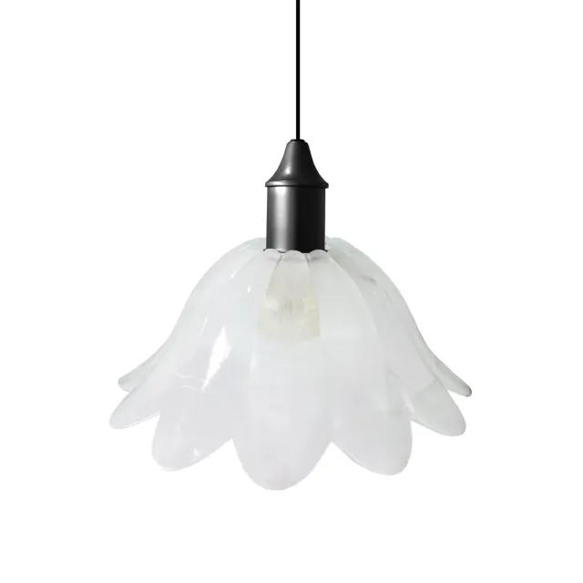 Tosel Murano Sospensione Vetro Trasparente 31 cm E27