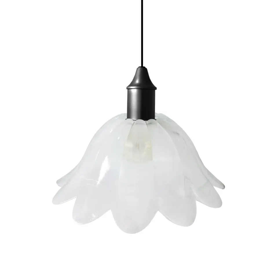 Tosel Murano Sospensione Vetro Trasparente 31 cm E27