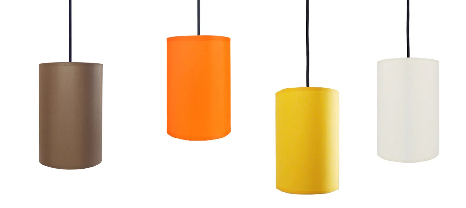 Tosel Harlem lampadario barra 180 cm 4 luci multicolore