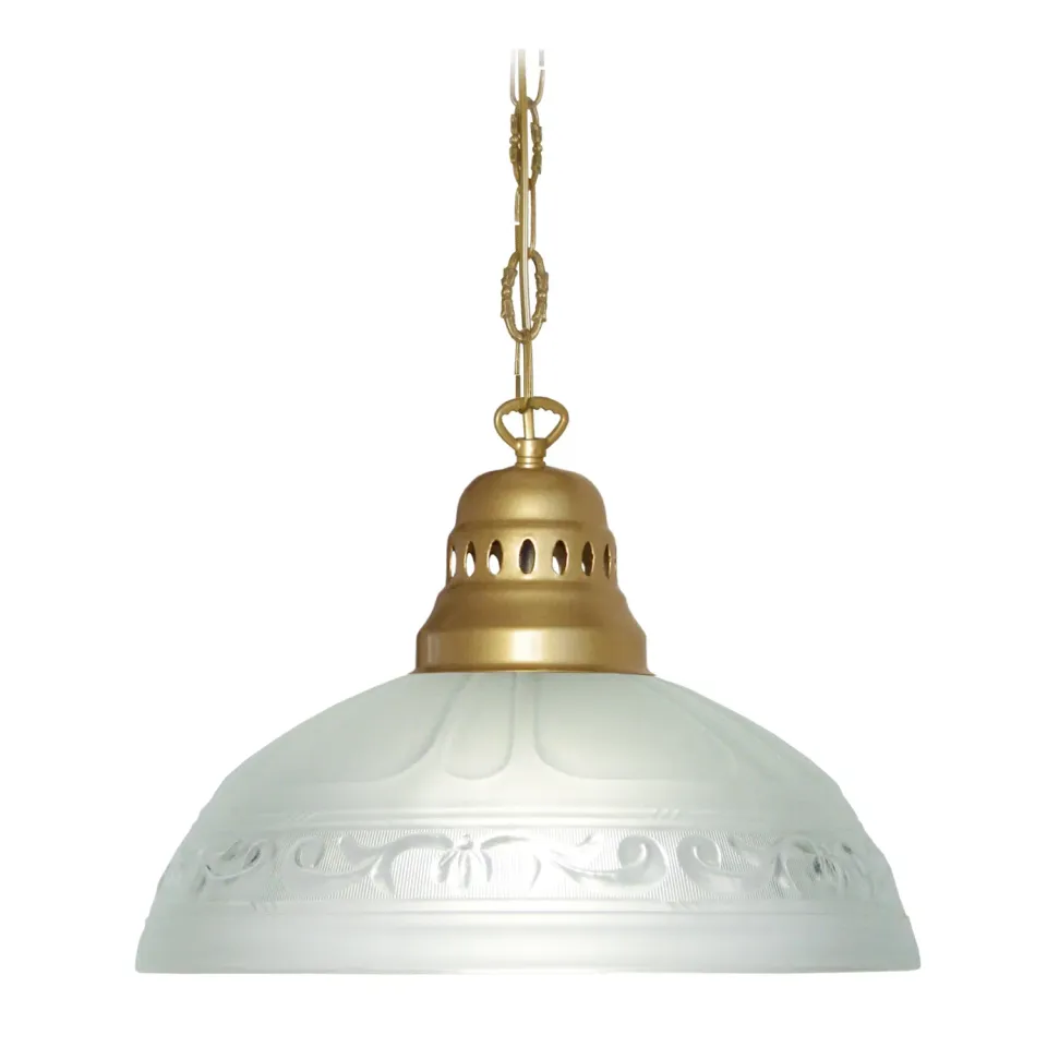Tosel Classic sospensione vetro satinato 35x100 cm