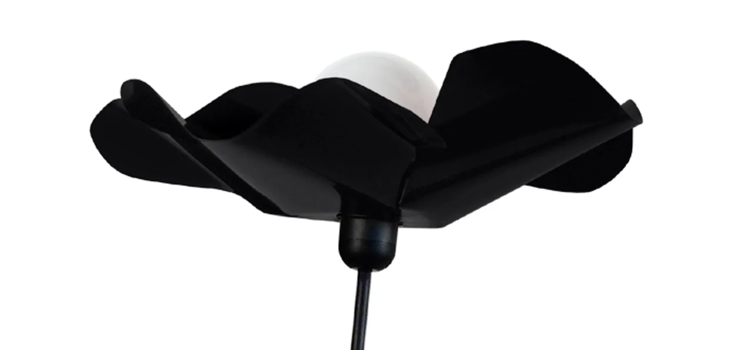 Tosel Blume Piantana 40x155 cm Nero Avorio Metallo