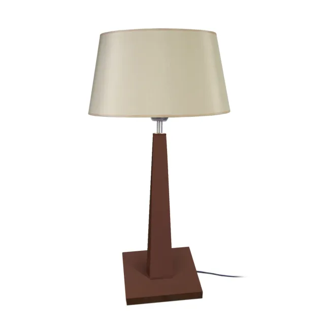 Tosel Thor lampada da tavolo naturale ecrù 30x56 cm