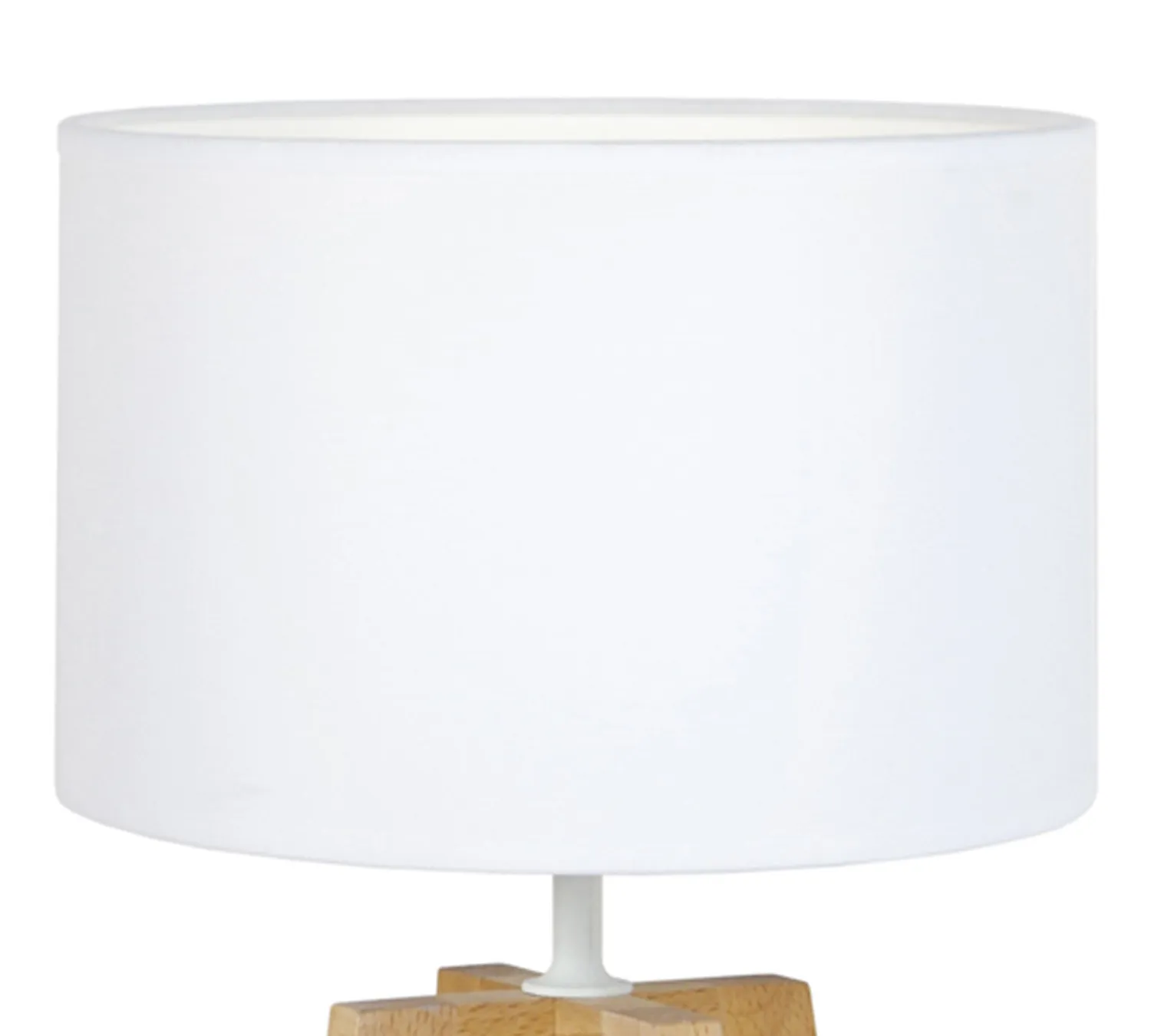 Tosel Lot Lampada da Tavolo Legno Naturale 25x50cm