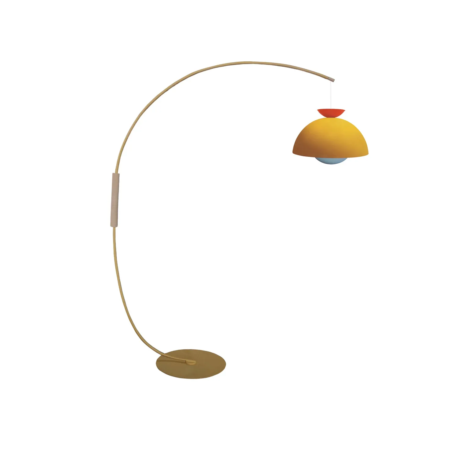 Tosel Agata Curve piantana arco metallo 43x195 beige