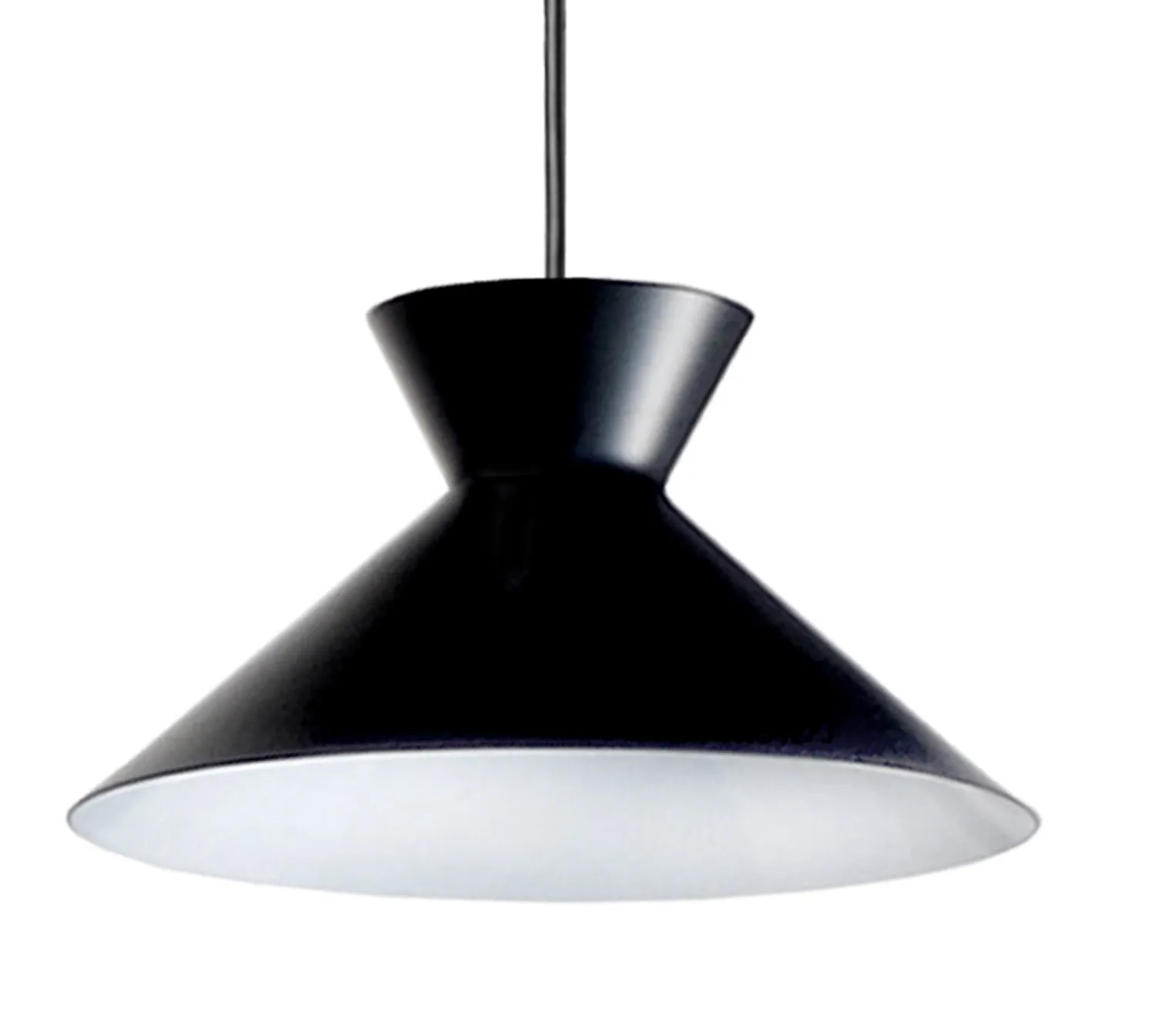 Tosel Leeds sospensione conica metallo 20x150 cm