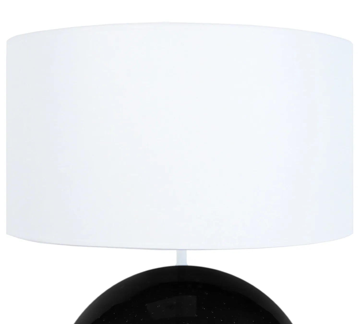 Tosel Burnaby lampada da tavolo vetro trasparente 50 cm