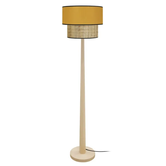 Tosel Cochin piantana colonna naturale crema 40x162 cm E27