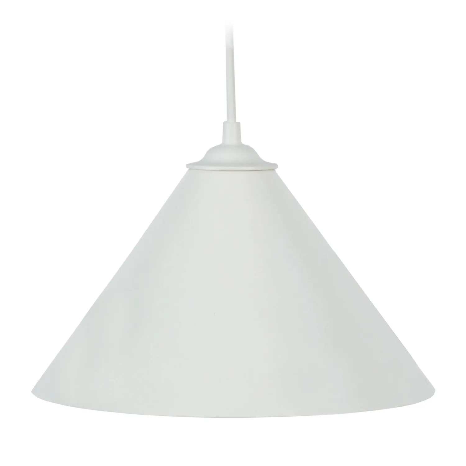 Tosel Conique Sospensione Conica Nero D24 cm Metallo