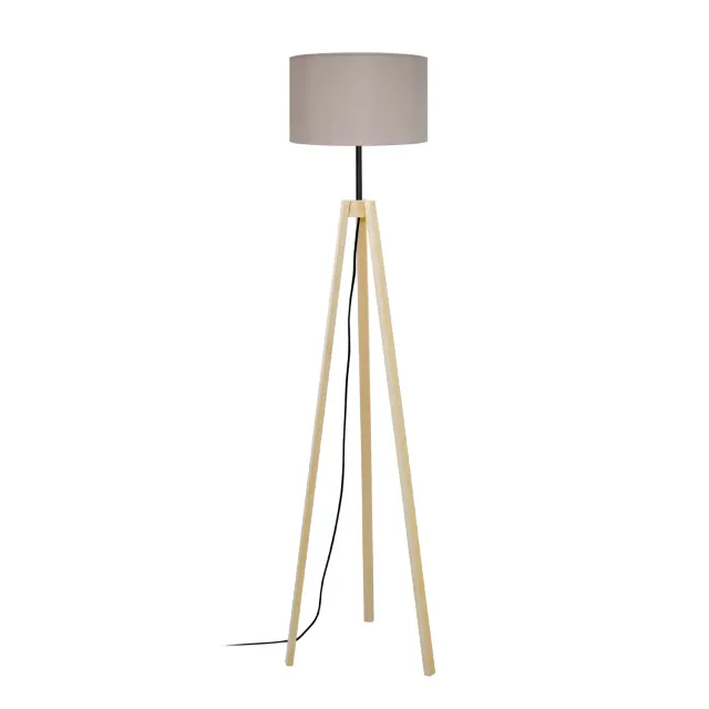 Tosel Viborg Piantana Treppiede 35x155cm Naturale Bianco