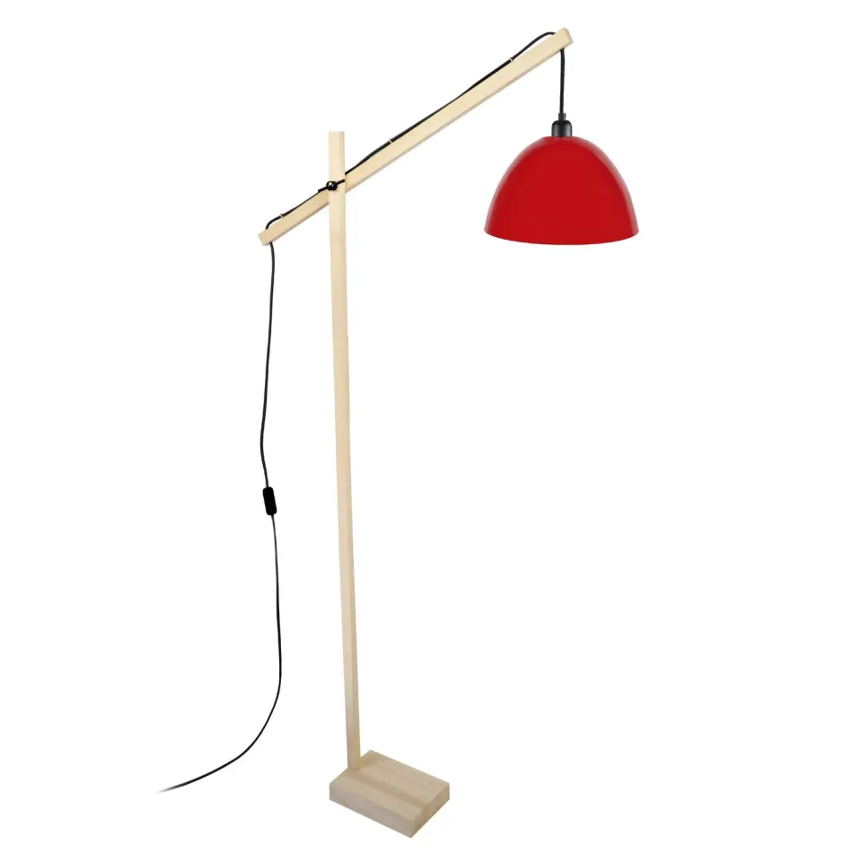 Tosel Enkel M piantana lettura 180 cm legno naturale