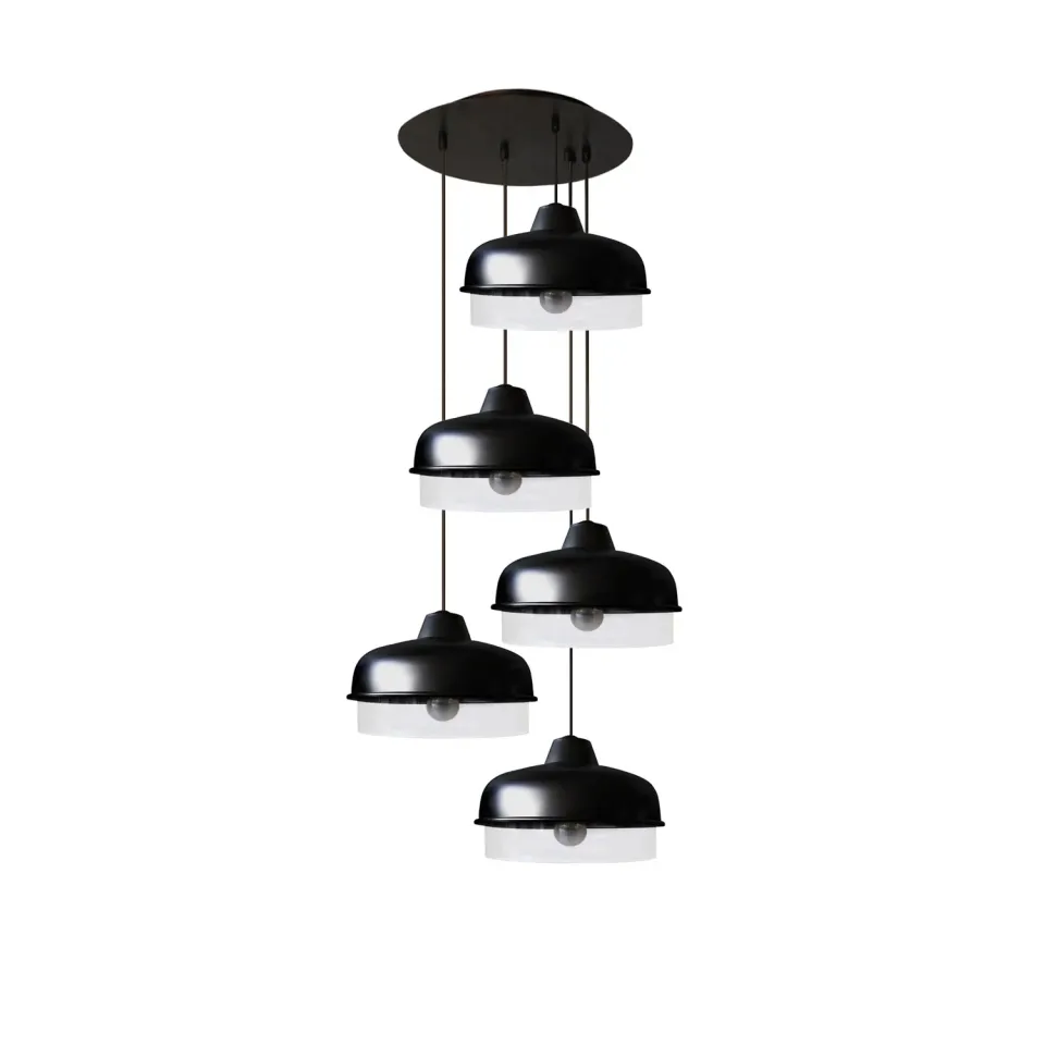 Tosel Vicenza lampadario 5 luci bianco E27