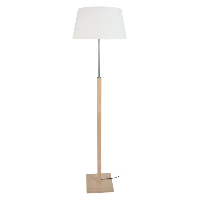 Tosel Hod B piantana 156 cm naturale e bianco luce calda