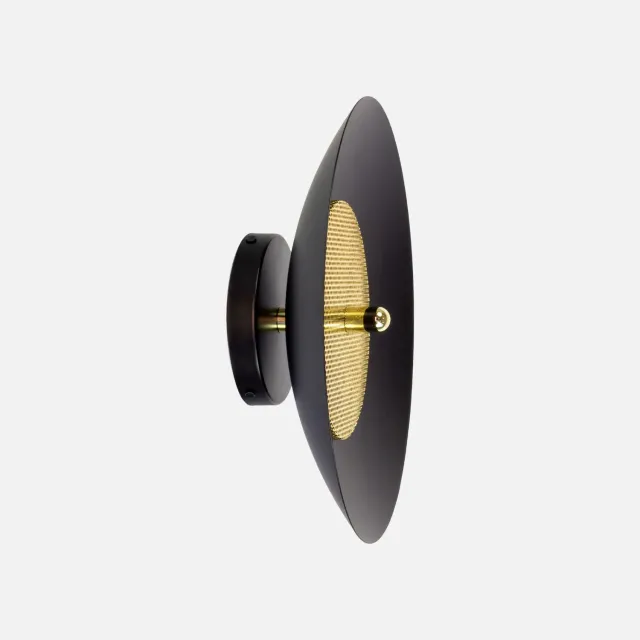Souda Signal applique nero ottone