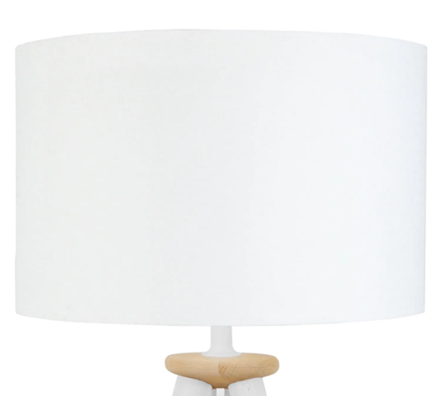 Tosel Arhus lampada tavolo treppiede bianco 54cm E27
