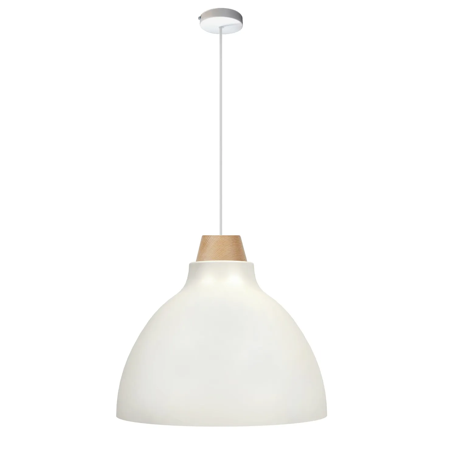 Tosel Camilla sospensione campana nera 24 cm