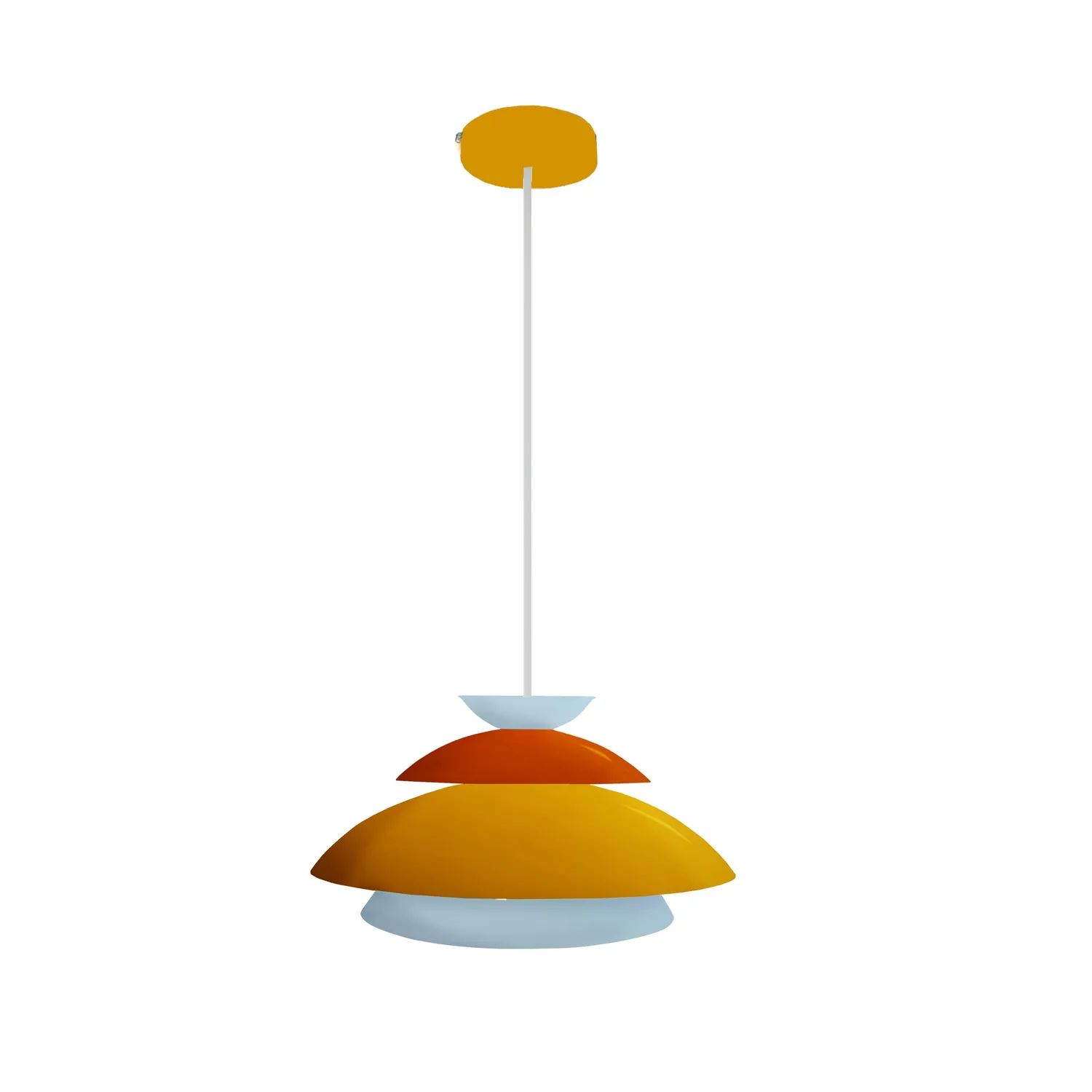Tosel Frida sospensione a cupola arancione D40