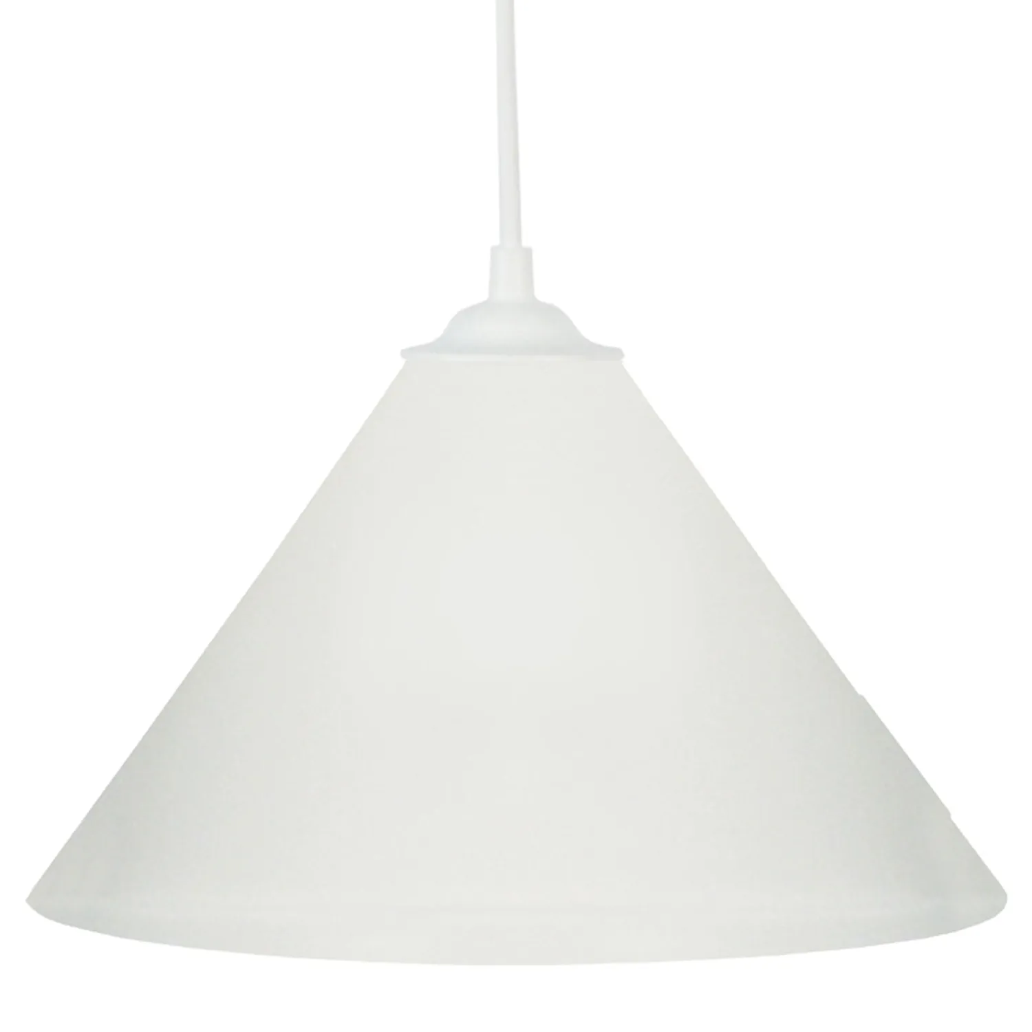 Tosel Kone lampada a sospensione 24x100 cm conica