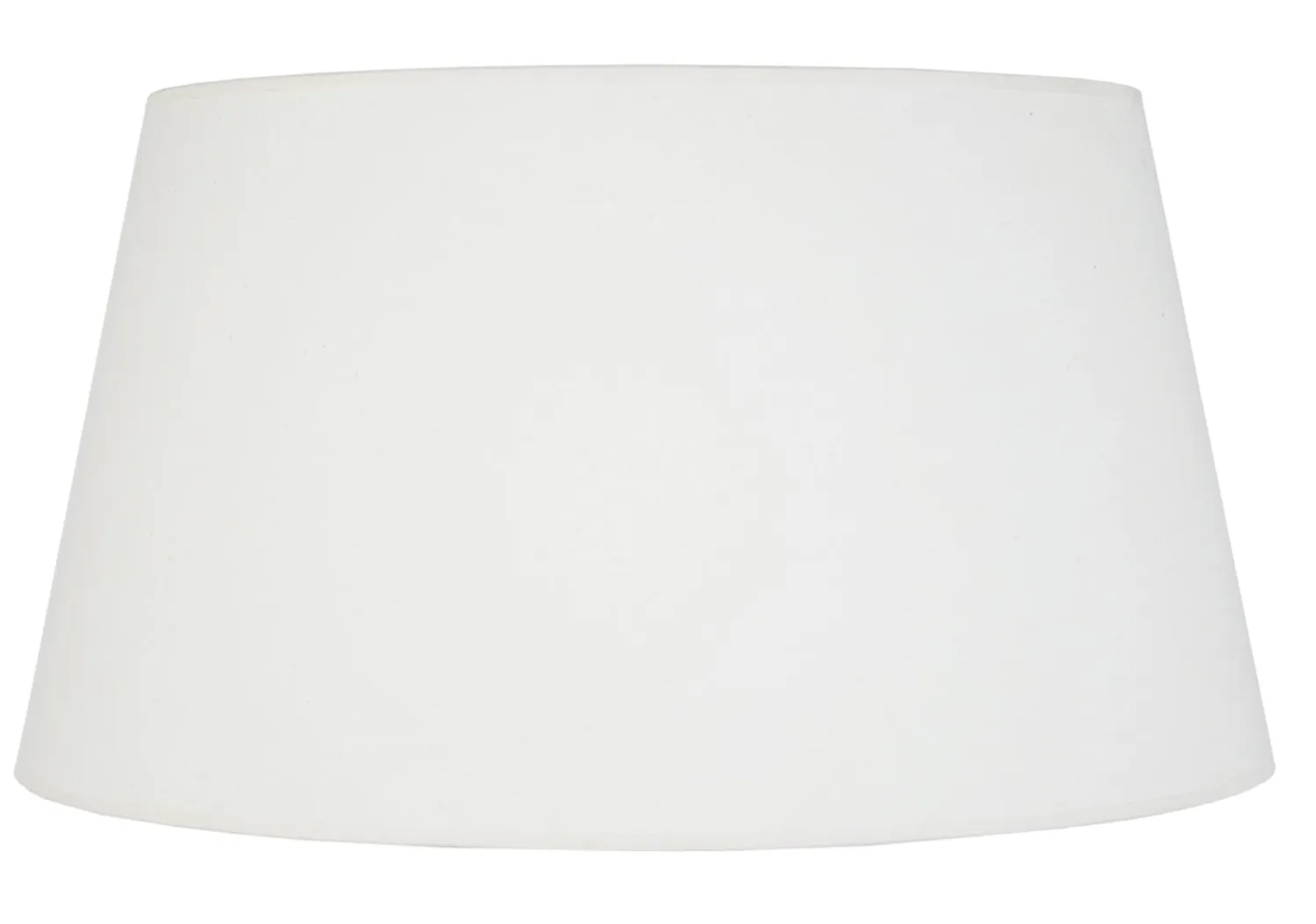 Tosel Tambour 35 paralume tessuto 35x20 cm bianco