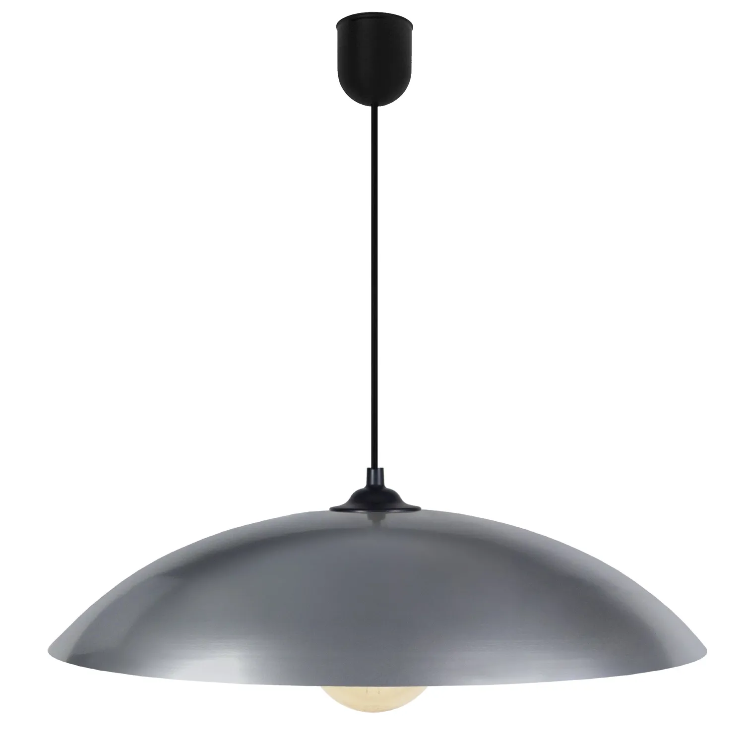 Tosel Demi Lune Big sospensione metallo bianco avorio D40