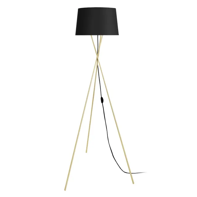 Tosel Midgard piantana treppiede metallo bianco 60x150cm