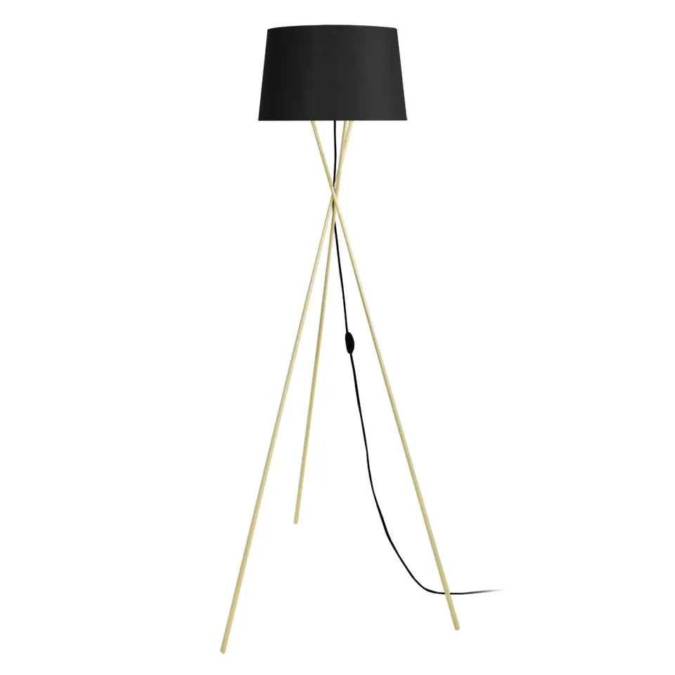 Tosel Midgard piantana treppiede metallo bianco 60x150cm