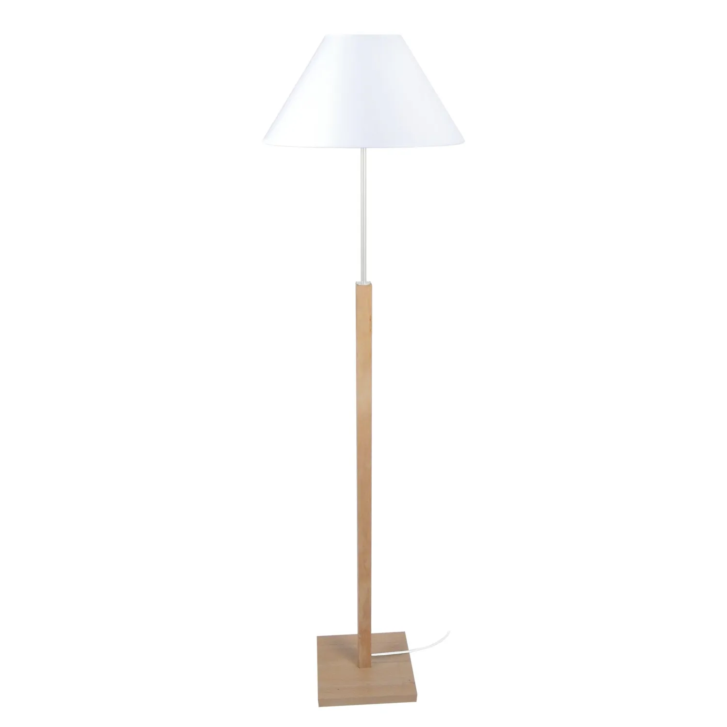 Tosel HOD B piantana 156 cm naturale bianco tessuto
