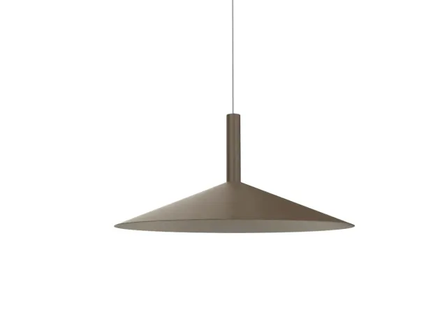 Penta Altura sospensione bronzo opaco cavo 2m bianco