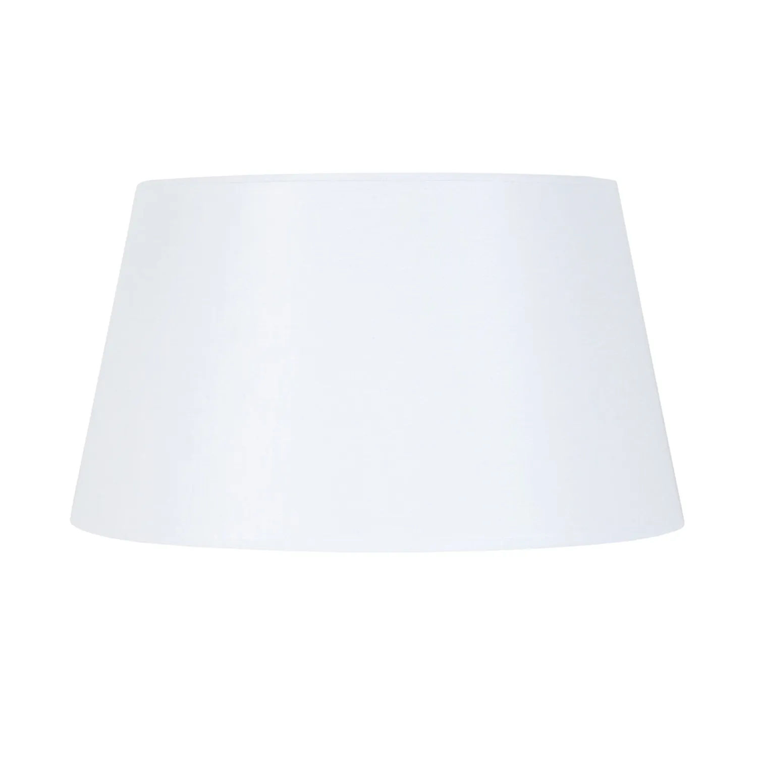 Tosel Tambour paralume tessuto bianco 45x27 cm