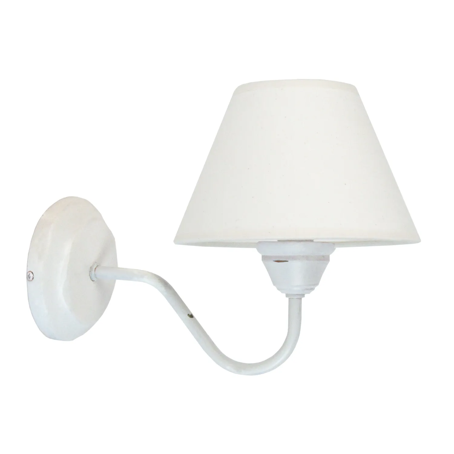 Tosel Fréjus applique parete 25x16cm bianca