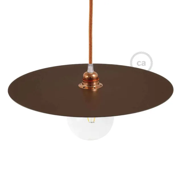 Creative Cables Ellepi Paralume 40 cm Effetto Corten